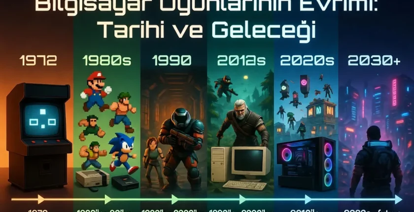 Bilgisayar Oyunlarının Evrimi: Tarihi ve Geleceği